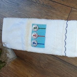 Golf/Workout/Gym embroidered towel